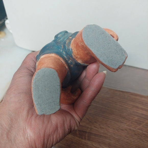 Teddy Bear. Solid clay. - Picture 6 of 8